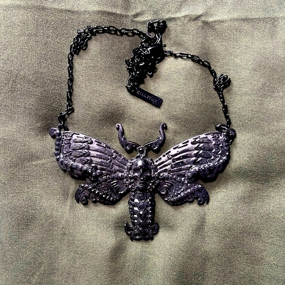 KILLSTAR deathhead moth necklace